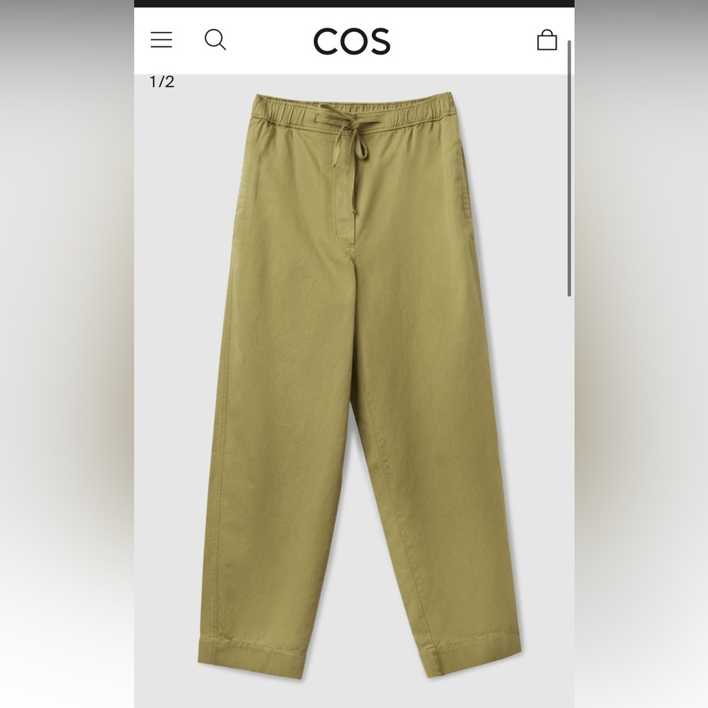 COS Draw String Barrel Leg Pants